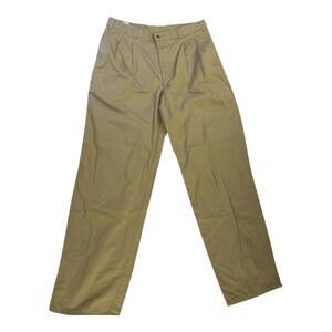 Dockers Pants Mens 36x34 D4 Relaxed Fit  Khaki Business Pleated Beige